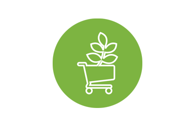 Icon für die Produkt- und Herstellerdatenbank „Die nachwachsende Produktwelt“
